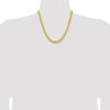 Yellow 10 Karat Diamond Cut Chain Length 24