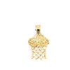 Yellow 10 Karat Diamond Cut Hi