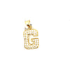 Yellow 10 Karat G Initials Cha