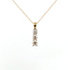 Yellow 14 Karat Drop Pendant W