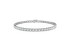 10k White Gold Diamond Tennis Bracelet 7 inch