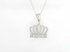 White 10 Karat Crown Necklace