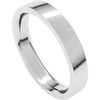 Precious Metal (No Stones) Wedding Bands  -  Men'