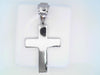 White Sterling Silver Cross Ch