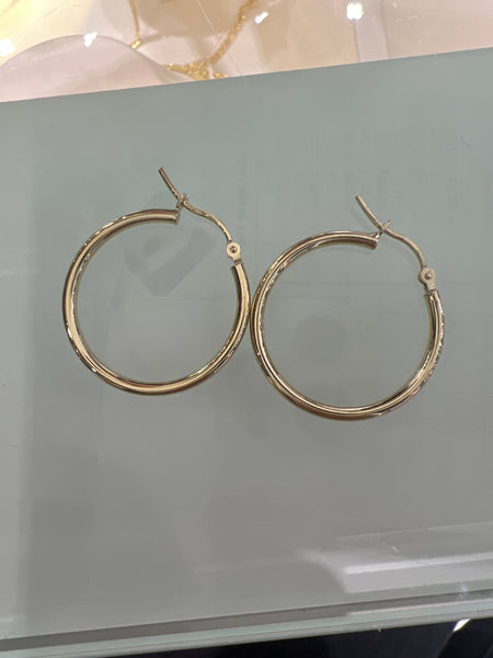 Precious Metal (No Stones) Earring