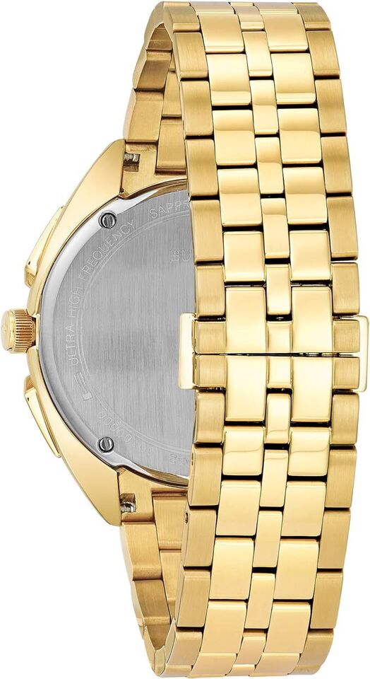 Bulova CURV Gold-Tone Chronograph Watch, 45mm