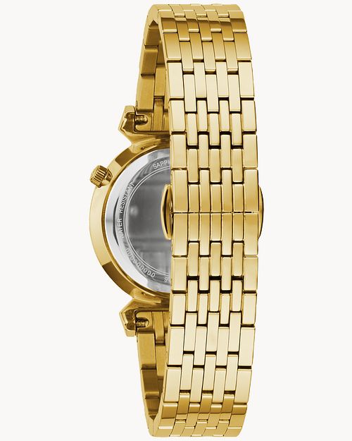 Bulova Regatta Gold-Tone Diamond Watch, Mother-of-Pearl