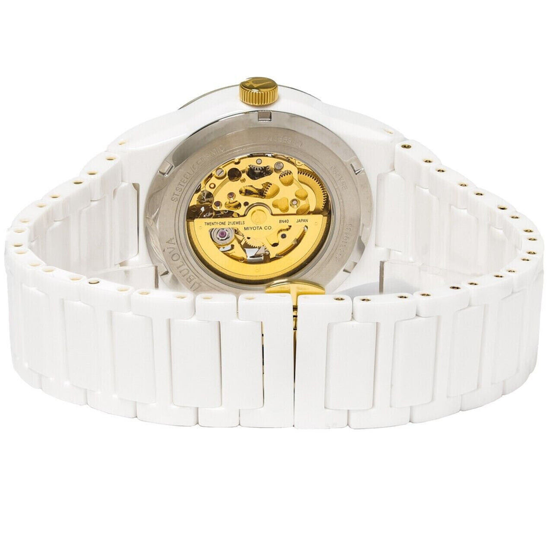 Bulova Modern Millennia Two-Tone Ceramic Automatic Watch, 41mm