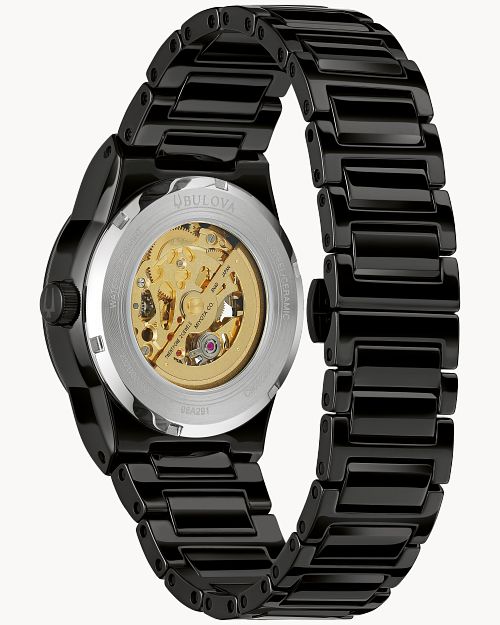 Bulova Modern Millennia Black Ceramic Automatic Watch, 41mm