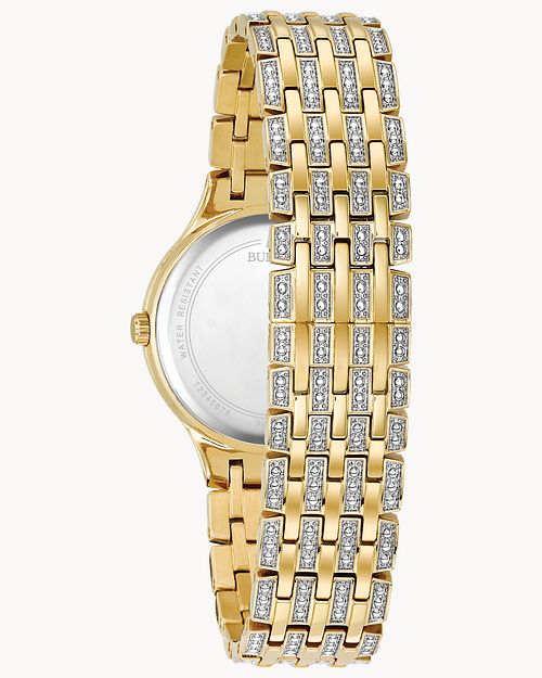 Bulova Phantom Two-Tone Crystal Watch, 32mm