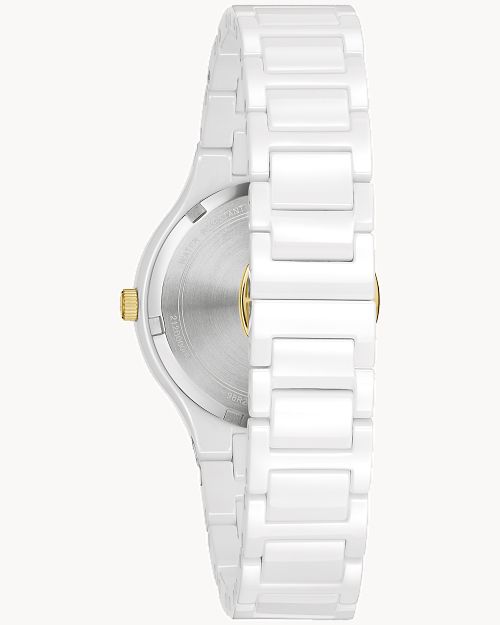 Bulova Modern Millennia Two-Tone Ceramic Watch, 34.5mm