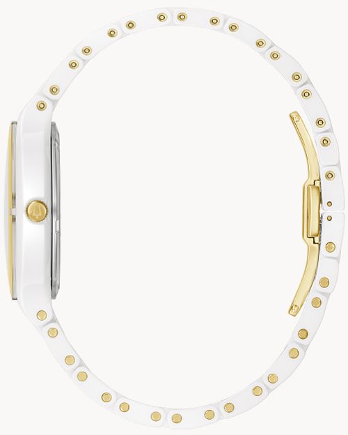 Bulova Modern Millennia Two-Tone Ceramic Watch, 34.5mm