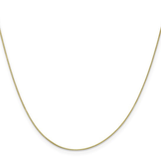 Yellow 14 Karat Chain Length 20 Weight 1.3 Mm 0.5 Style: Box