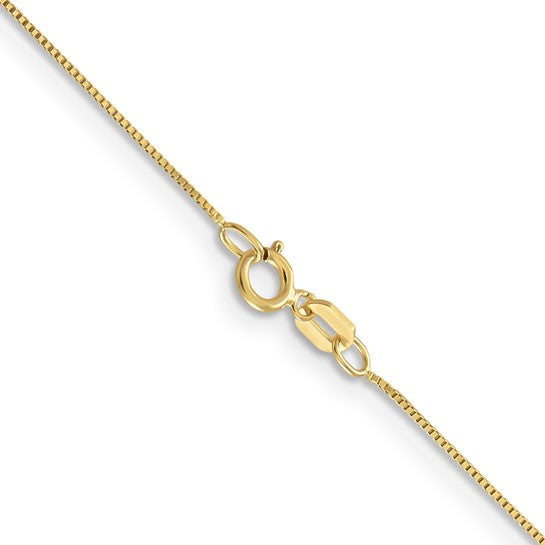 14K Yellow Gold Box Chain, 20 inch, 0.5mm