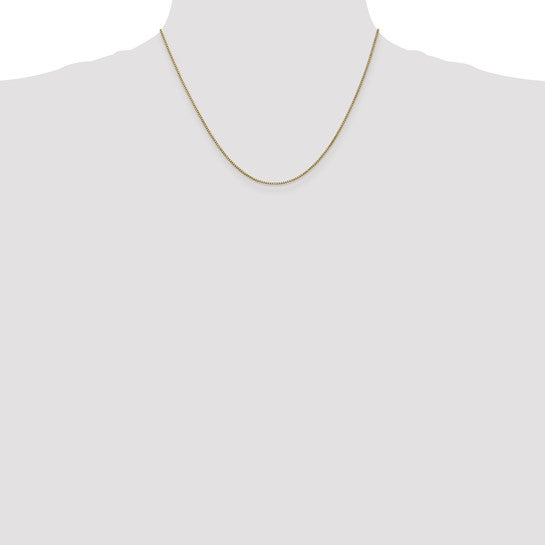 14K Yellow Gold Box-Link Chain, 20 inch, 1mm