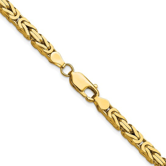 Yellow 14 Karat Chain Length 20 Weight 31.34 Mm 5 Style: Byzantine
MM Width: 5
Gram Weight: 31.34