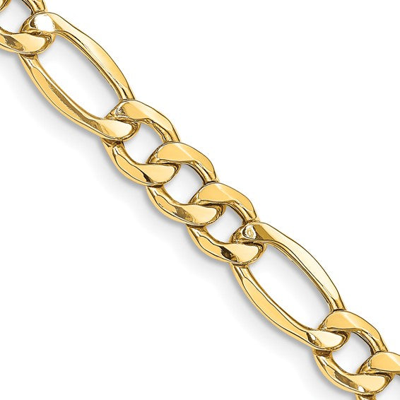 Yellow 10 Karat Chain Length 26 Weight 23.5 Mm 8 Style: Figaro
MM Width: 8
Gram Weight: 23.5