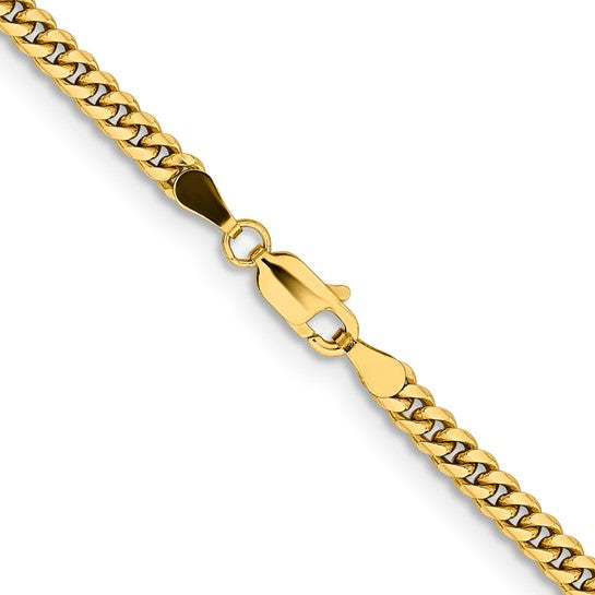 Yellow 14 Karat Chain Length 8 Weight 3.8 Mm 4.5 Style: Miami Cuban
MM Width: 4.5
Gram Weight: 3.8