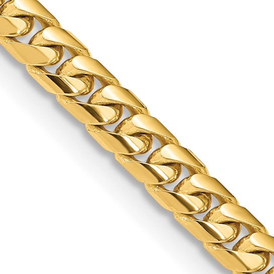 14K Yellow Gold Miami Cuban Chain, 26 inch, 6.6mm