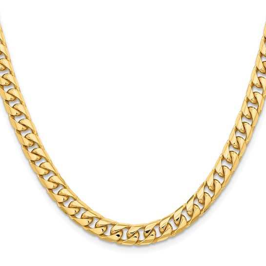 10K Yellow Gold Diamond-Cut Chain, 22 inch