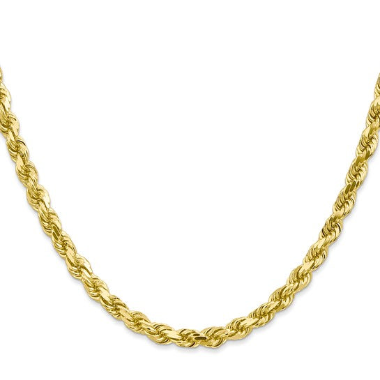 14K Yellow Gold Rope Chain, 20 inch, 4.6mm