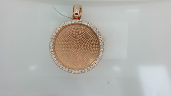 Yellow Moissanite Pendants Wit