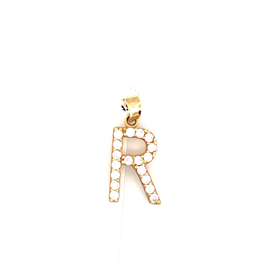 10k Yellow Gold R initial