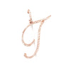 Rose 10 Karat Initial T Pendan