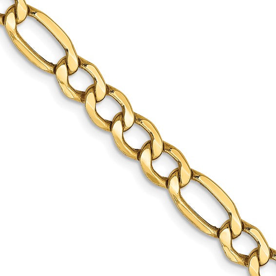 SILVER FIGARO CUBAN CHAIN