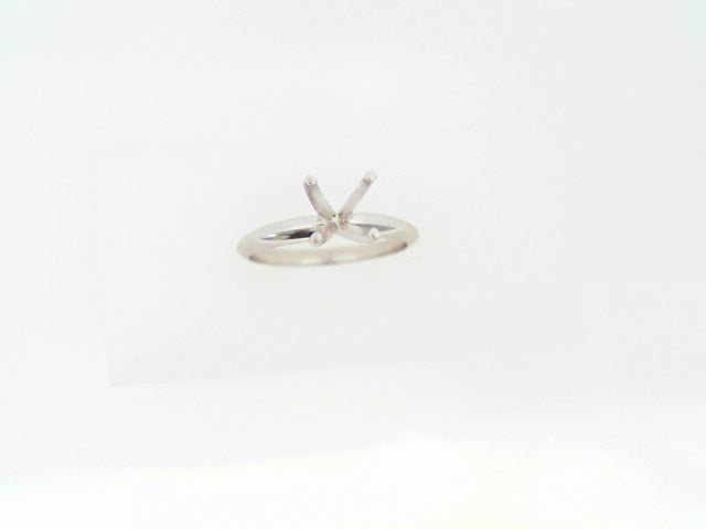 14k White Gold 4 Prong Setting