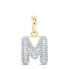 Yellow 10 Karat Initial Pendan