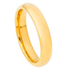 Tungsten Yellow Wedding Band 4mm