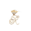 Yellow 10 Karat Initial Pendan