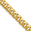 Yellow 10 Karat Diamond Cut Chain Length 22