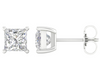 White 14 Karat Stud Earrings W