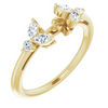 LAB Diamond Semi-Mount Ring