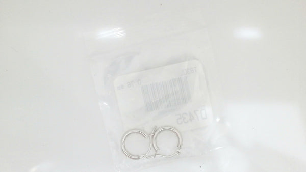 Precious Metal (No Stones) Earring