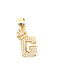 Yellow 10 Karat G Initials Cha