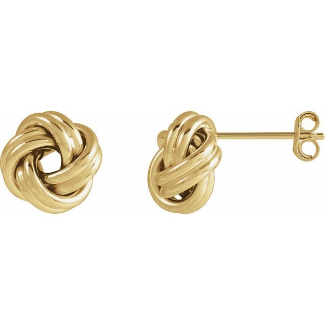 Precious Metal (No Stones) Earring