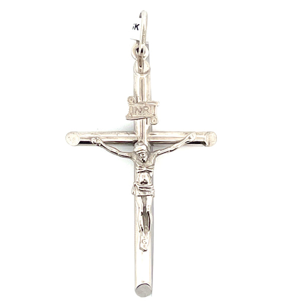 White 10 Karat Religious Charm