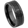 Tungsten Black Wedding Band  8mm