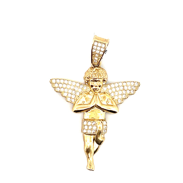 Yellow 10 Karat Hip Hop Charm