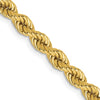 Yellow 14 Karat Diamond Cut Chain Length 24