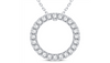 White 14 Karat Free Form Penda