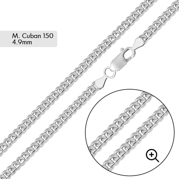 SILVER MIAMI CUBAN CHAIN