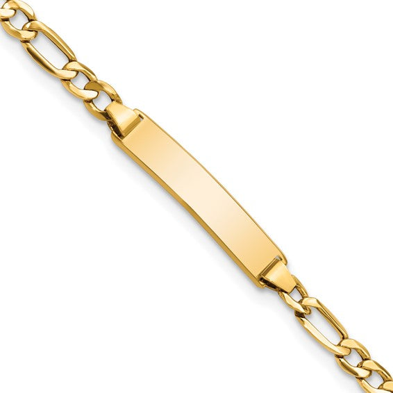 Yellow 10 Karat Id Bracelet Le