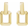 Precious Metal (No Stones) Earring