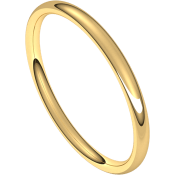 Precious Metal (No Stones) Wedding Bands  -  Men'