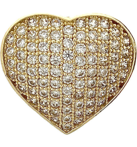 Lady's Yellow 14 Karat Heart F