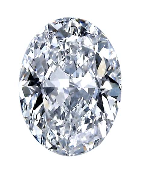 Lab Diamond Loose Stones With One = 2.55Ct Oval F Vvs2 Diamond